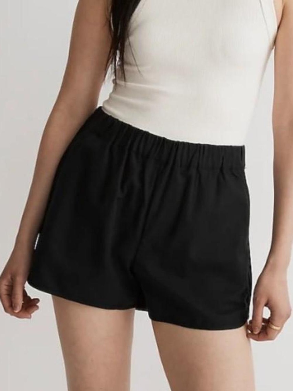 Madewell Black Pull On Shorts